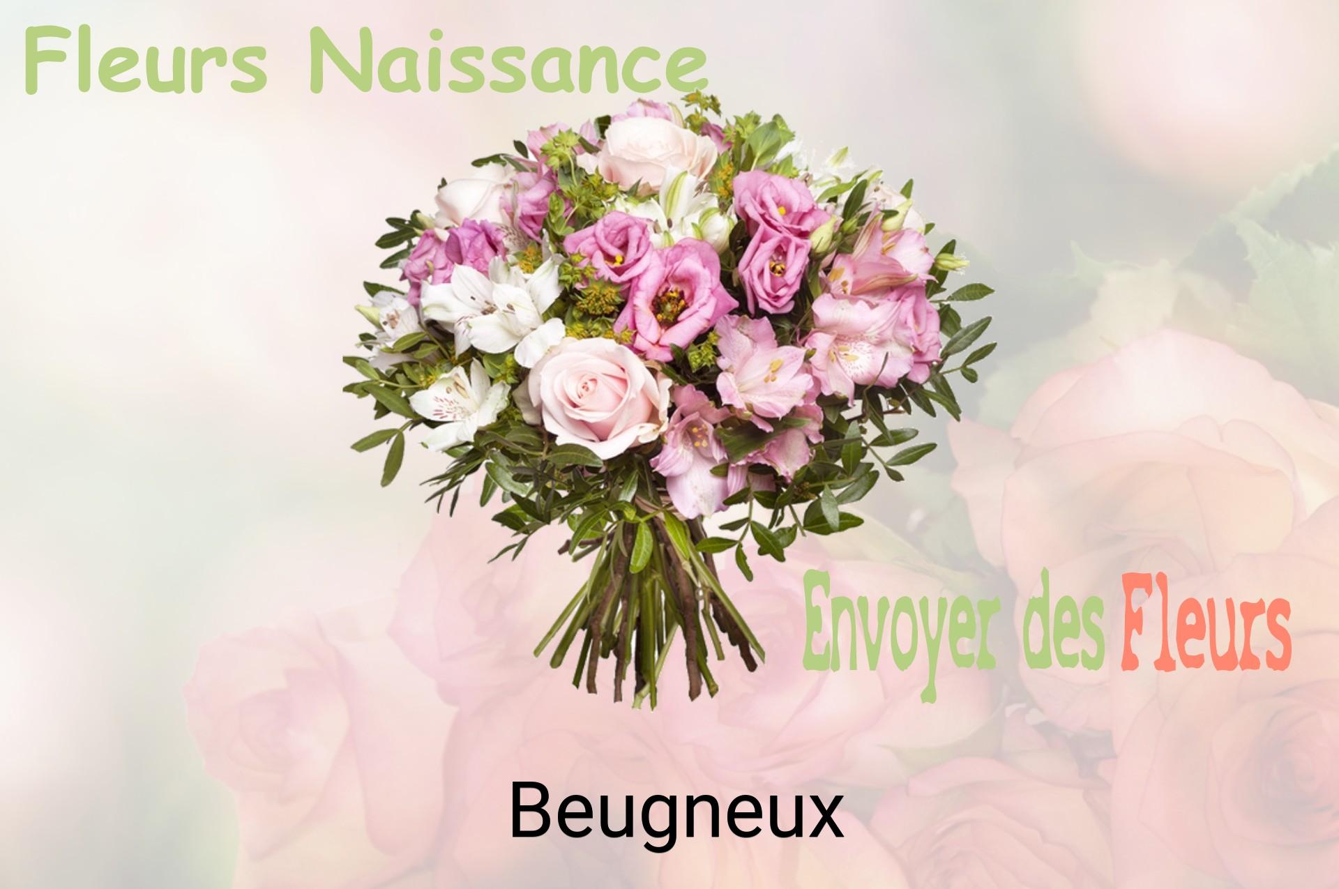 Bouquet de fleurs de naissance livré à Beugneux